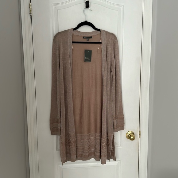 Sparkly mauve cardigan - Picture 2 of 4